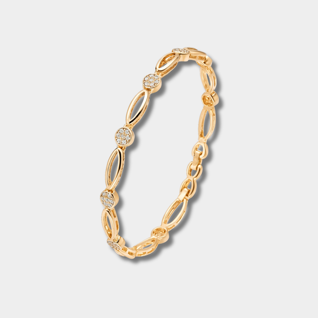 Claire – Elegant gold bracelet with zirconia