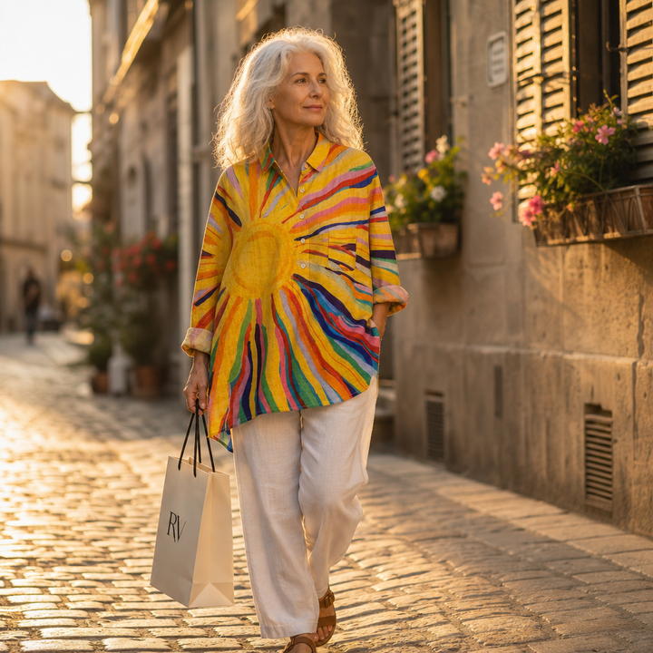 Trees | Elegant Summer Blouse