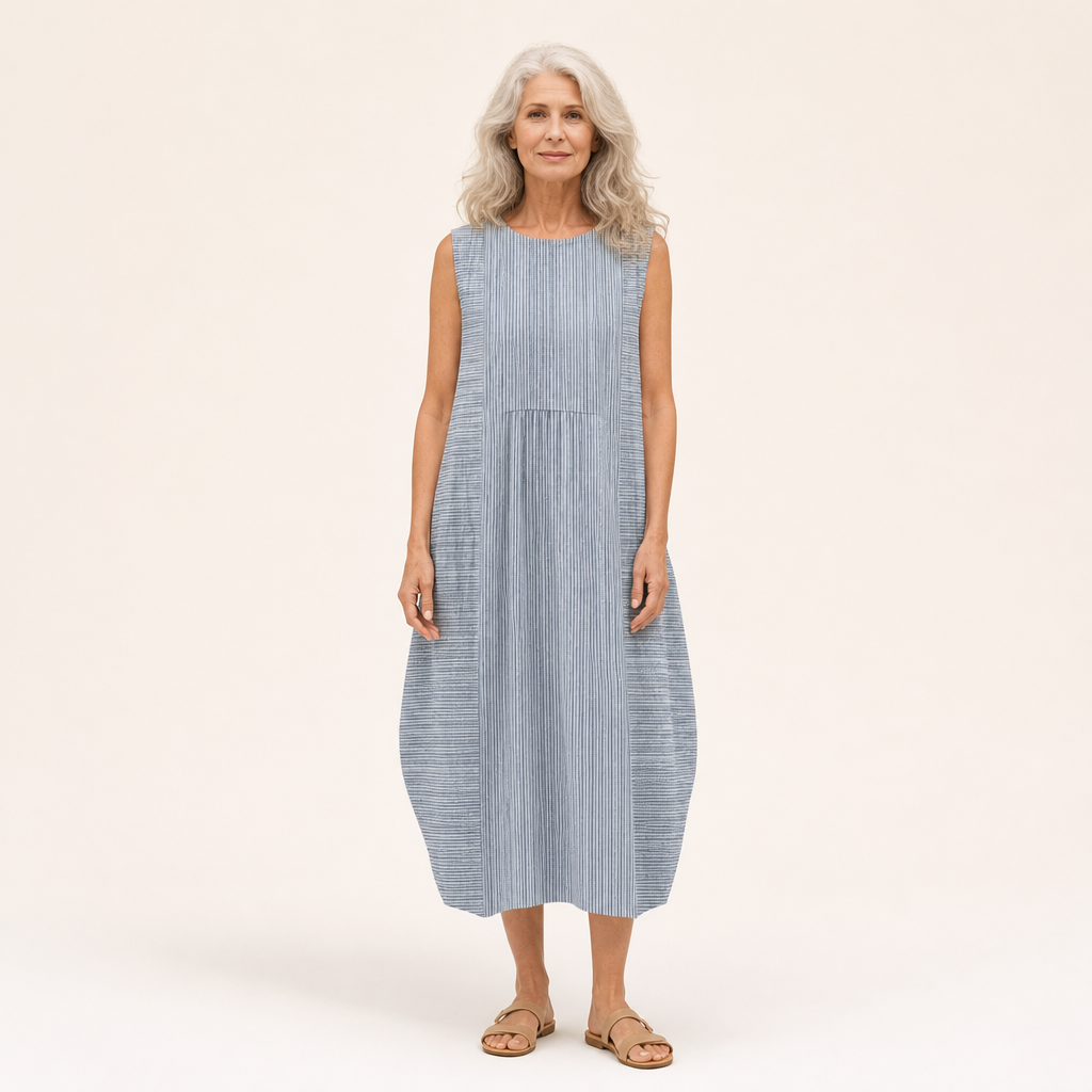 Enzo - Comfortable Summer Dress Without Sleeves