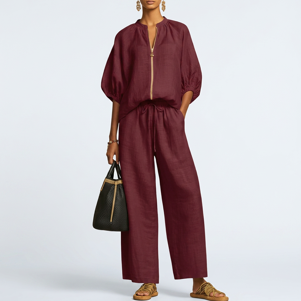 Henrietta | Set of Two: Shirt and Wide Pants