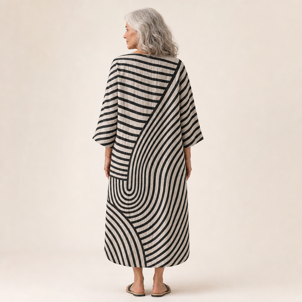 Lila - Flattering Printed Summer Dress