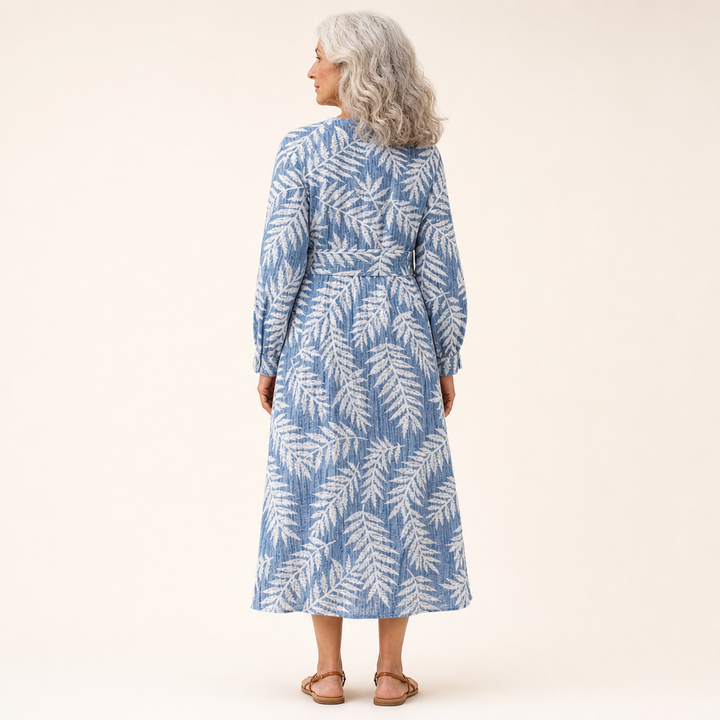 Malo - Flattering Printed Summer Dress