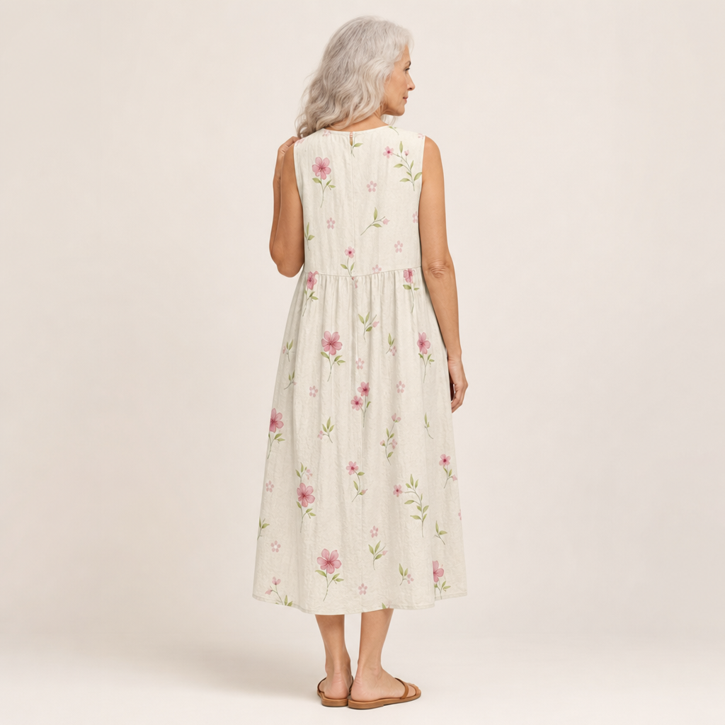 Faustine - Comfortable Summer Dress Without Sleeves