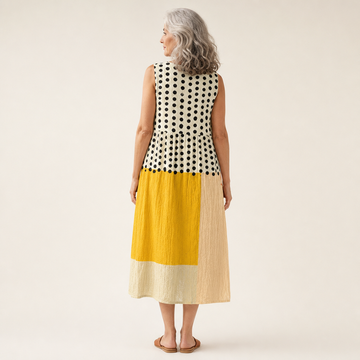 Sybille - Comfortable Summer Dress Without Sleeves