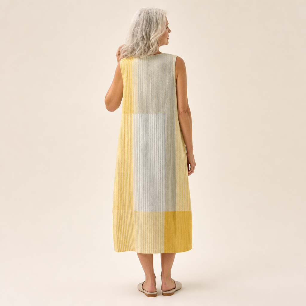 Joy - Comfortable Summer Dress Without Sleeves