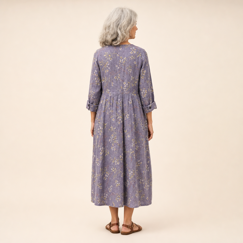 Lino - Flattering Printed Summer Dress