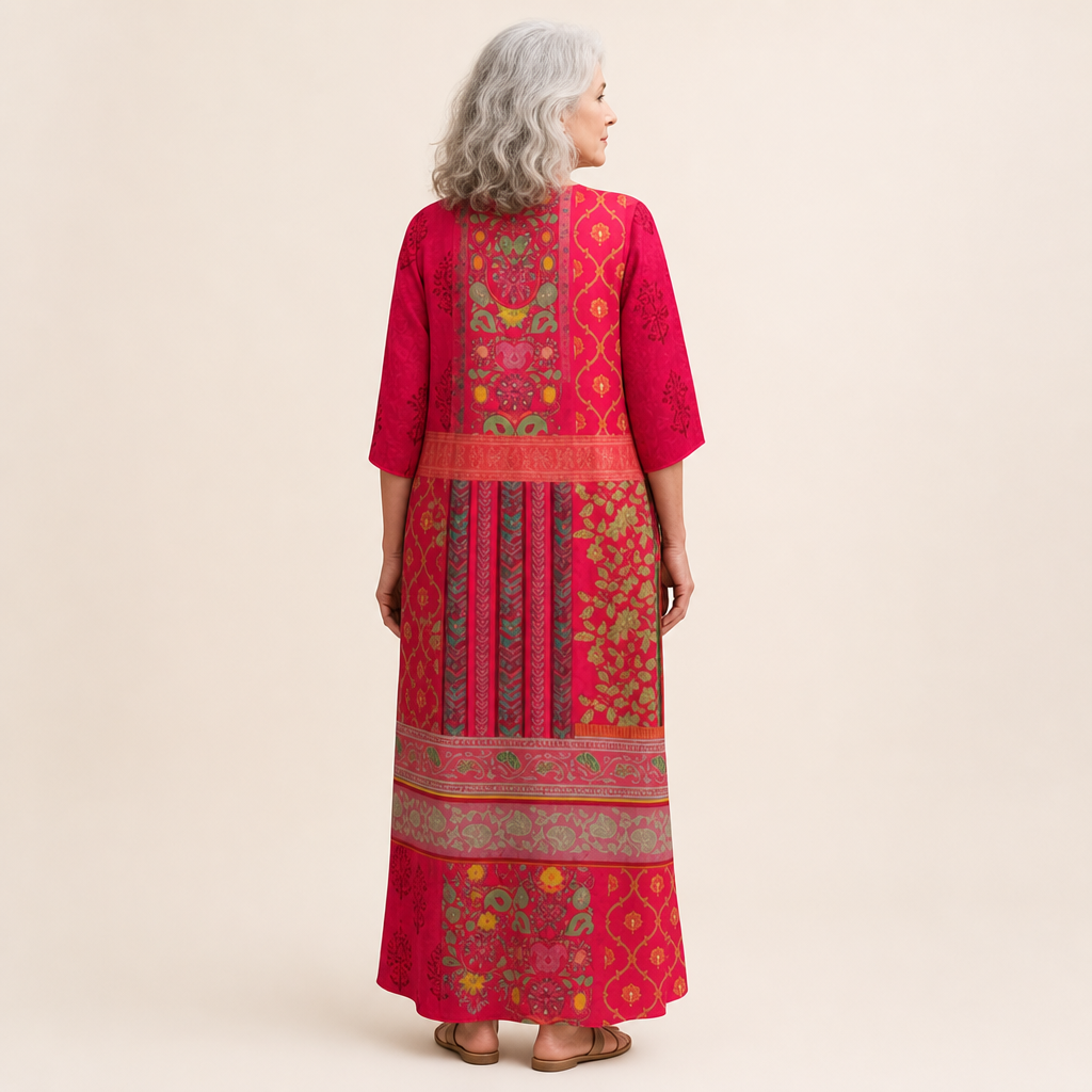 Iris - Long, flowing, chic, and comfortable dress