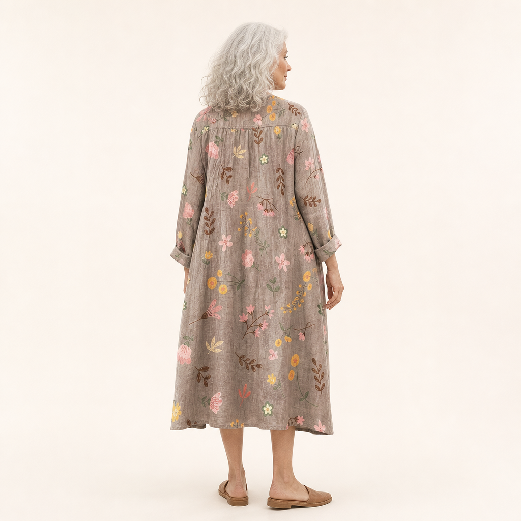 Maëlys - Flattering Printed Summer Dress