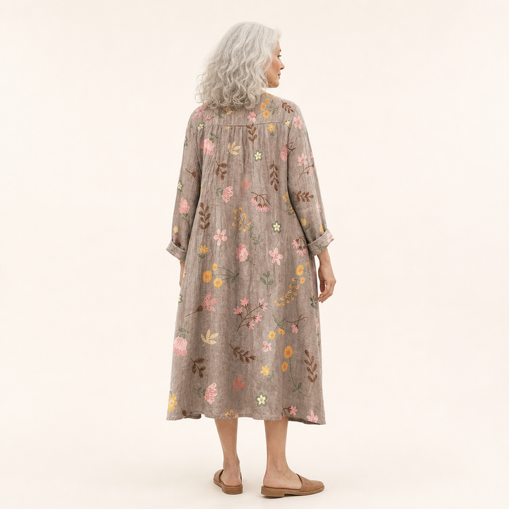 Maëlys - Flattering Printed Summer Dress