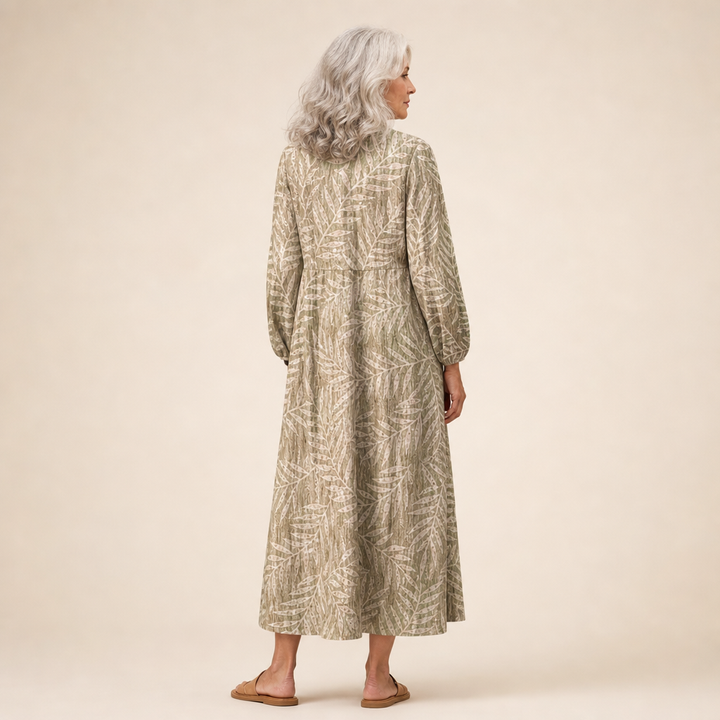 Camille - Flattering Printed Summer Dress