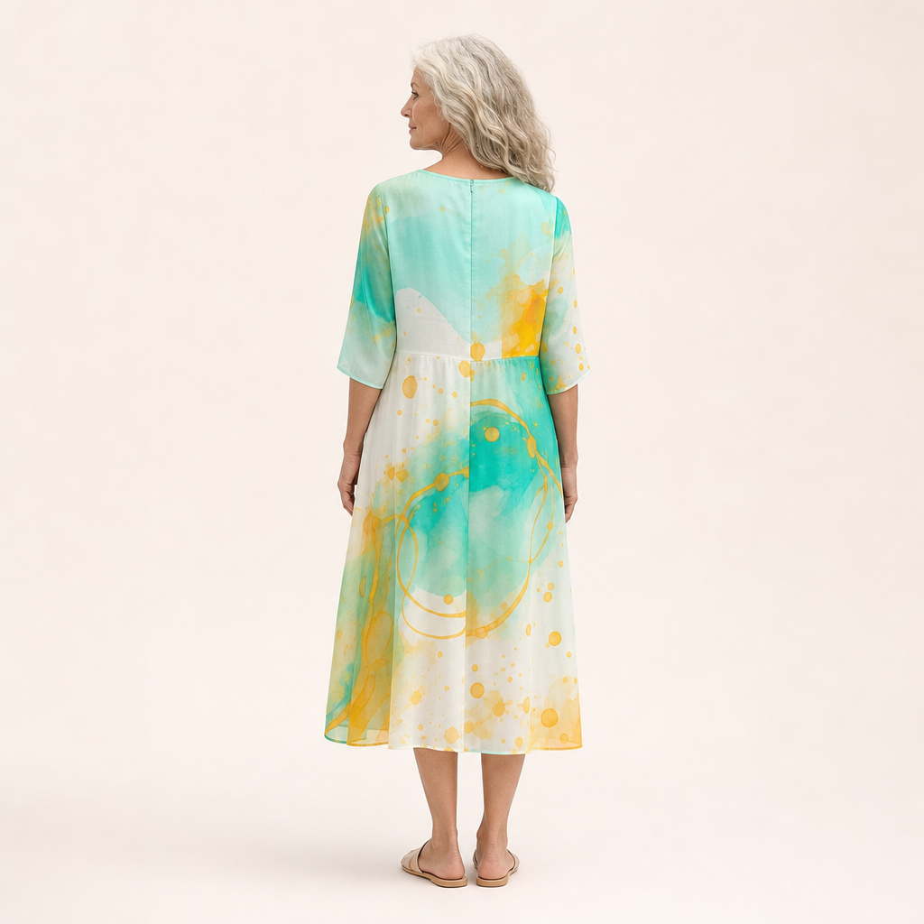 Mireille - Long, flowing, chic, and comfortable dress