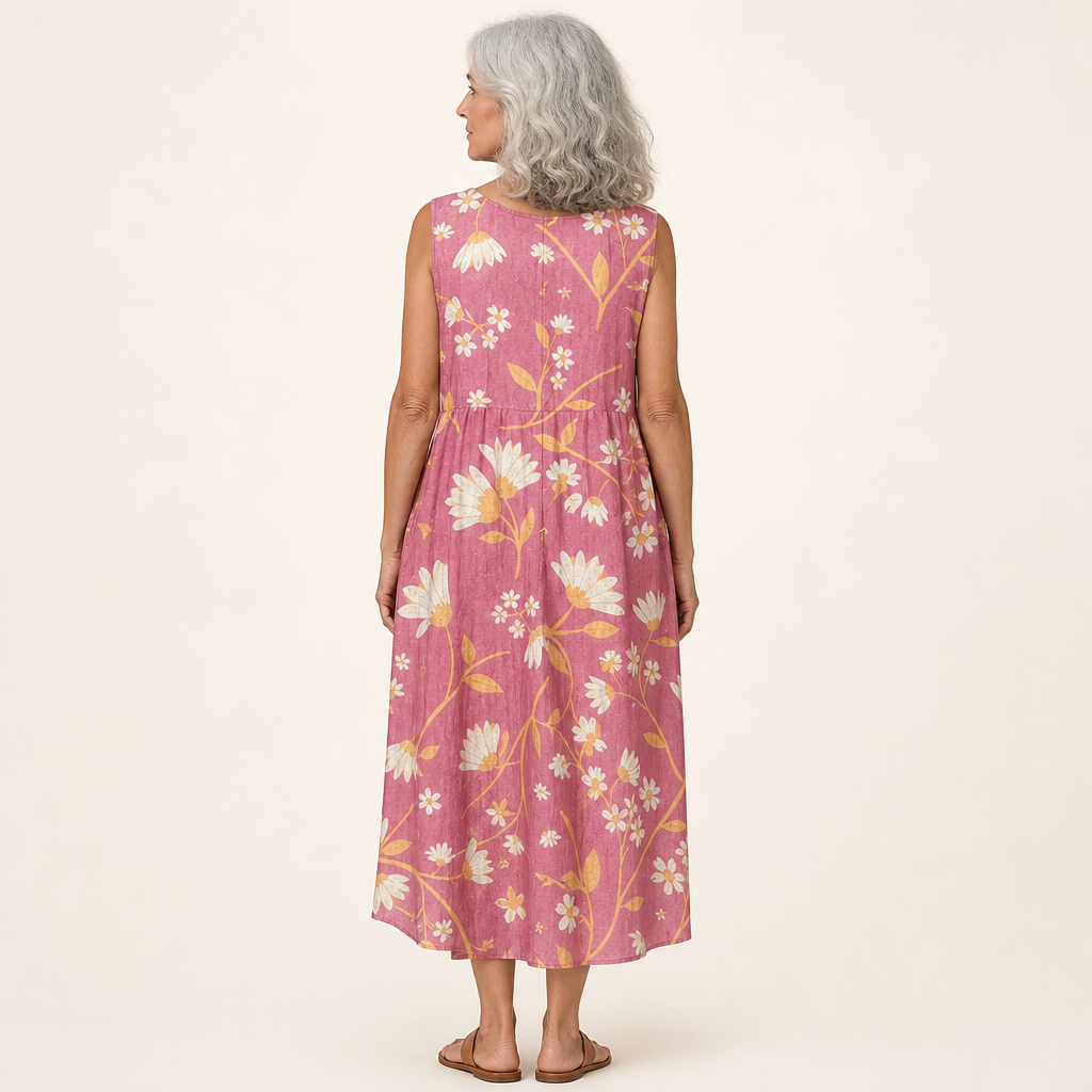 Margaux - Comfortable Summer Dress Without Sleeves