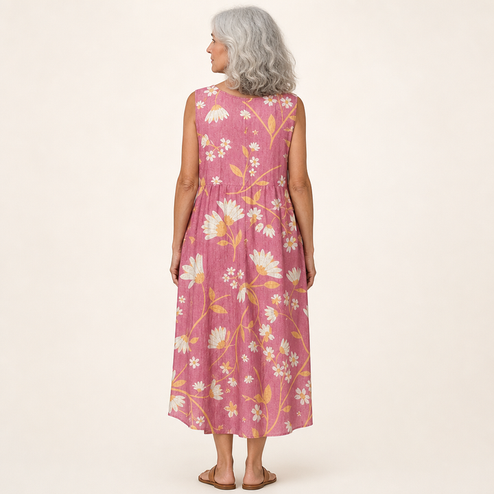 Margaux - Comfortable Summer Dress Without Sleeves