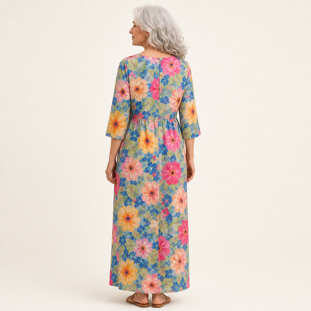 Solène - Long, flowing, chic, and comfortable dress