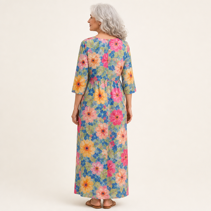 Solène - Long, flowing, chic, and comfortable dress