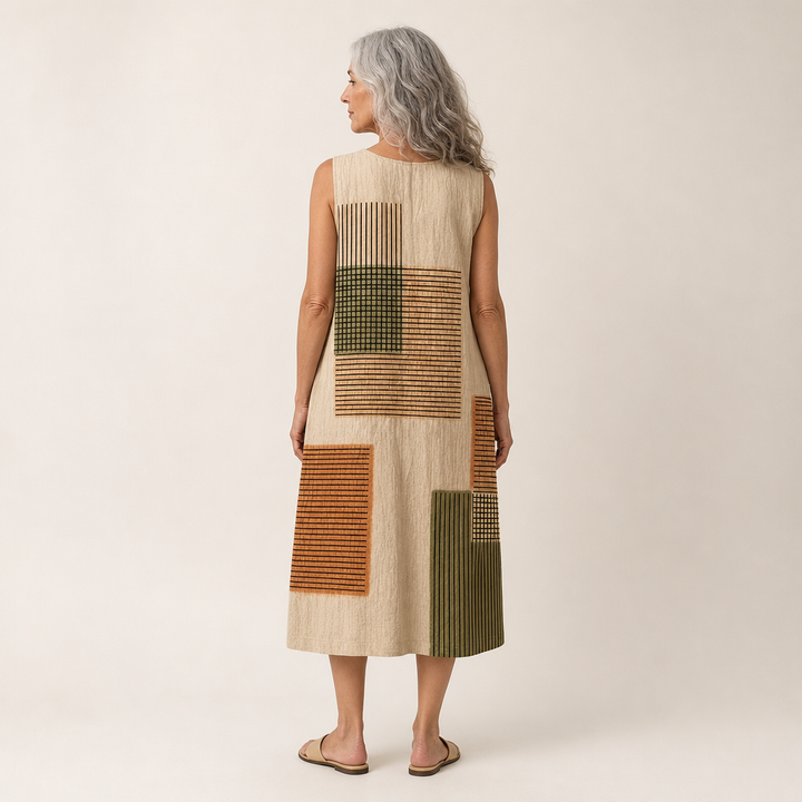 Lorys - Comfortable Summer Dress Without Sleeves