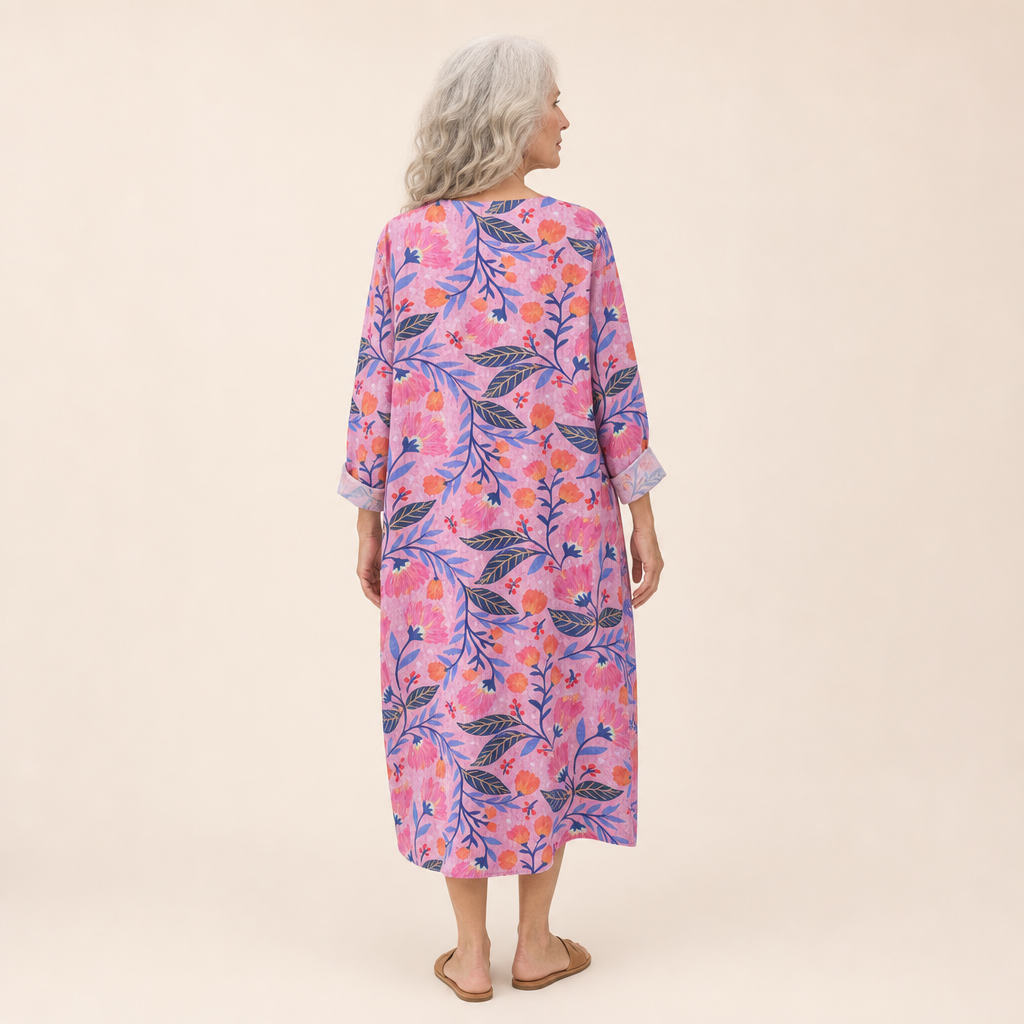 Clémence - Flattering Printed Summer Dress
