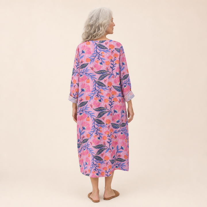 Clémence - Flattering Printed Summer Dress