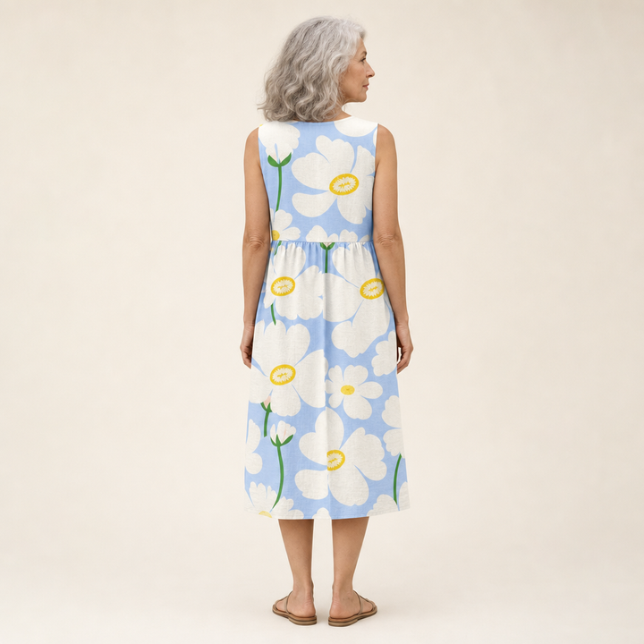 Loïc - Comfortable Summer Dress Without Sleeves