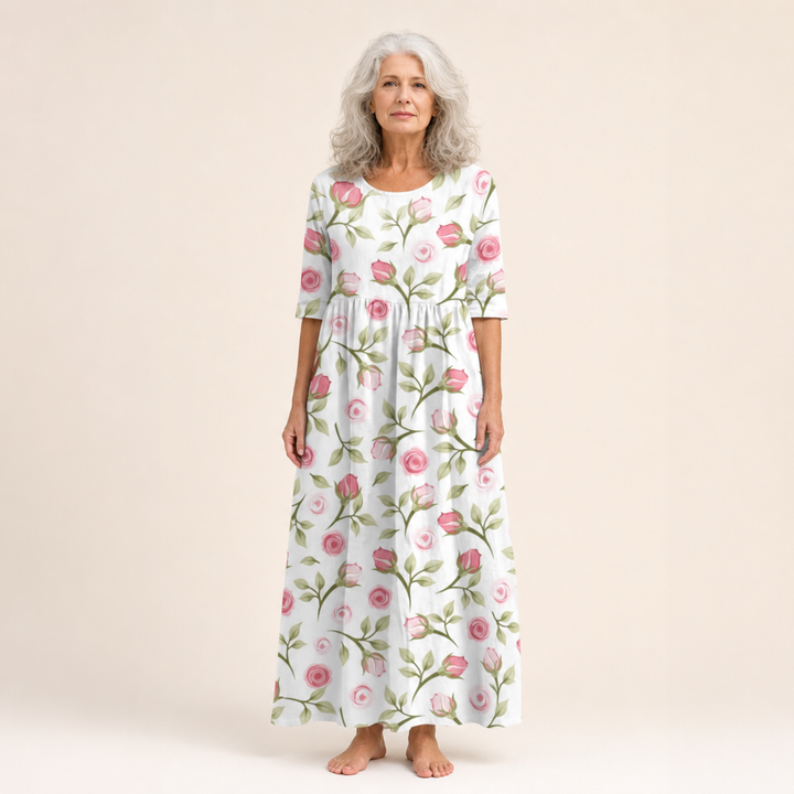 Thais - Long, flowing, chic, and comfortable dress