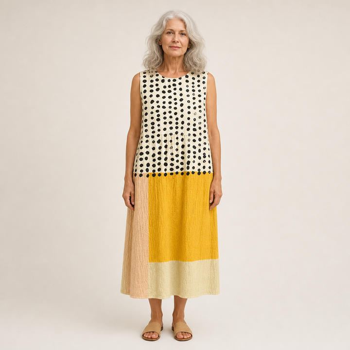 Sybille - Comfortable Summer Dress Without Sleeves