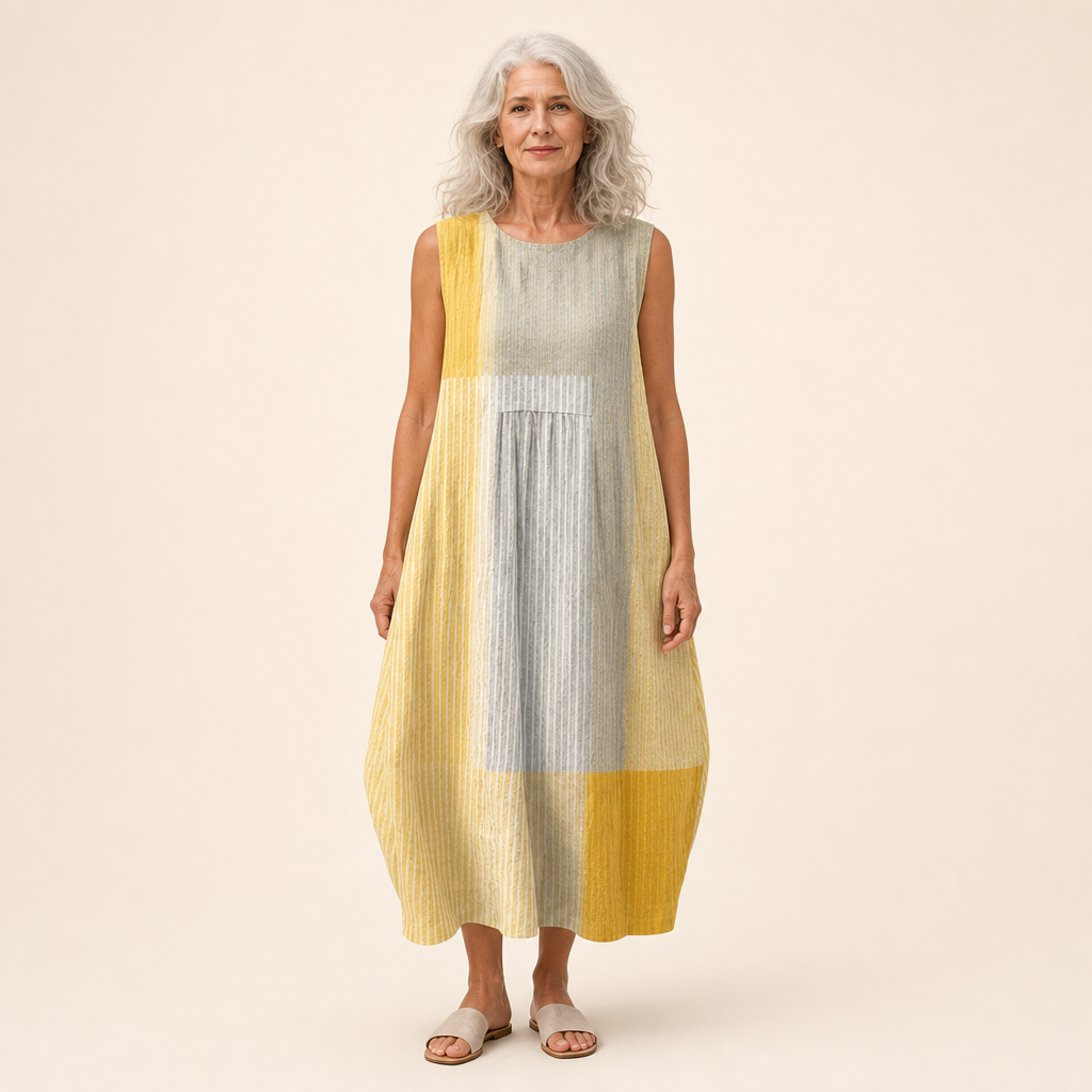 Joy - Comfortable Summer Dress Without Sleeves