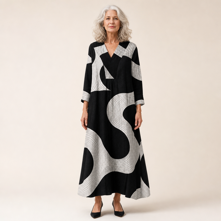 Ophélie - Flattering Printed Summer Dress