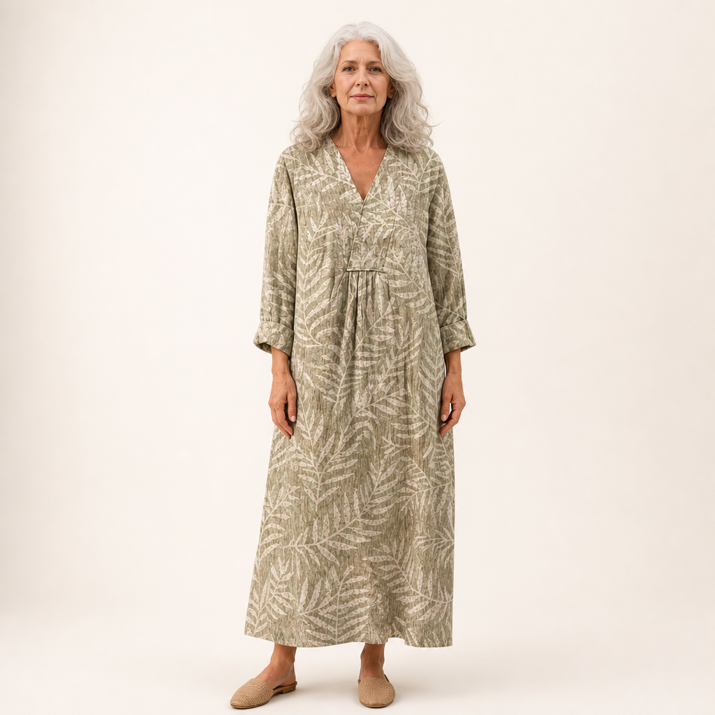 Camille - Flattering Printed Summer Dress