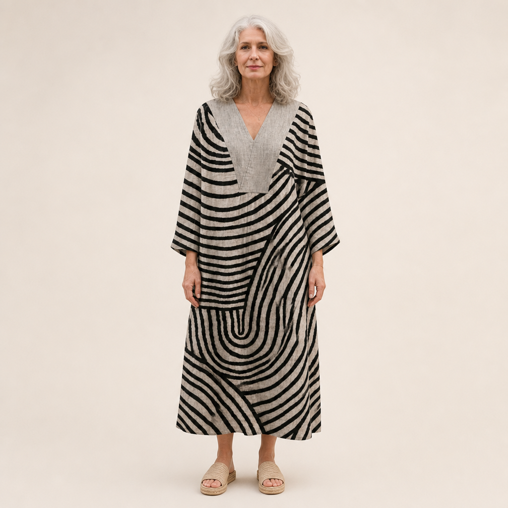 Lila - Flattering Printed Summer Dress