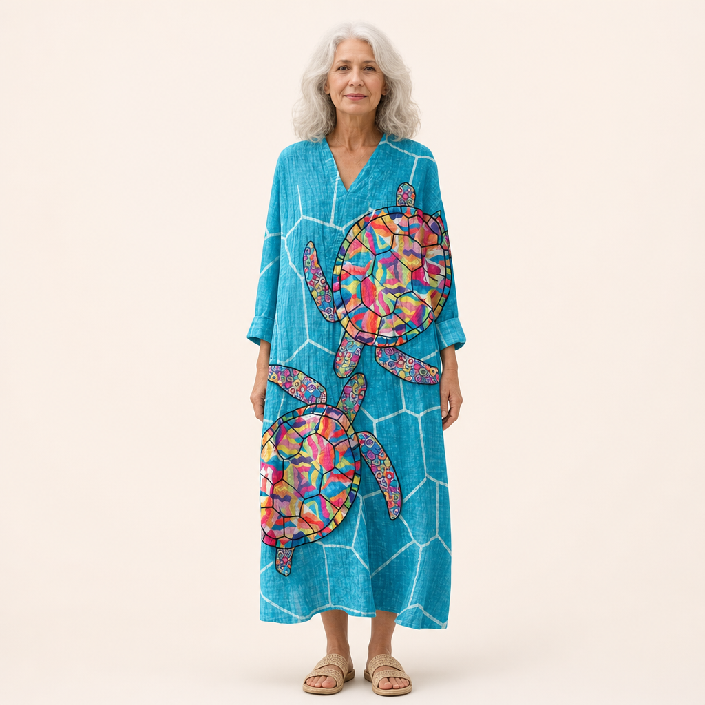 Éloïse - Flattering Printed Summer Dress