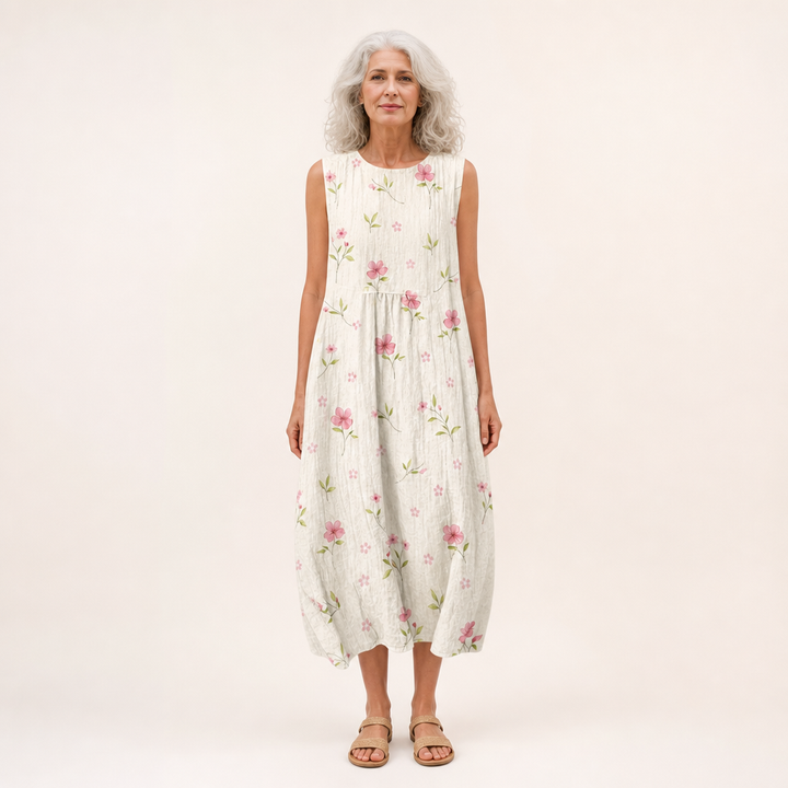Faustine - Comfortable Summer Dress Without Sleeves
