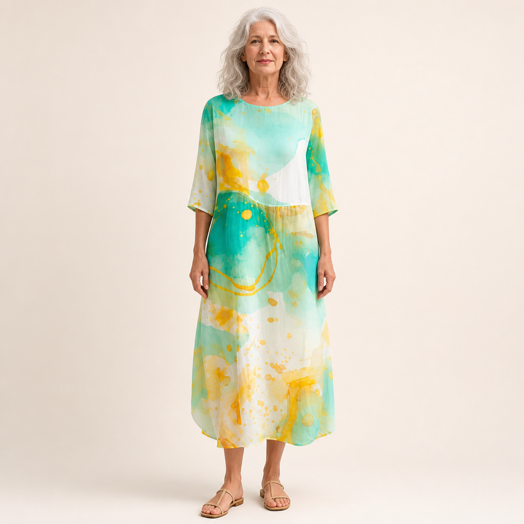Mireille - Long, flowing, chic, and comfortable dress