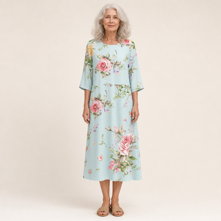 Rosalie - Long, flowing, chic, and comfortable dress