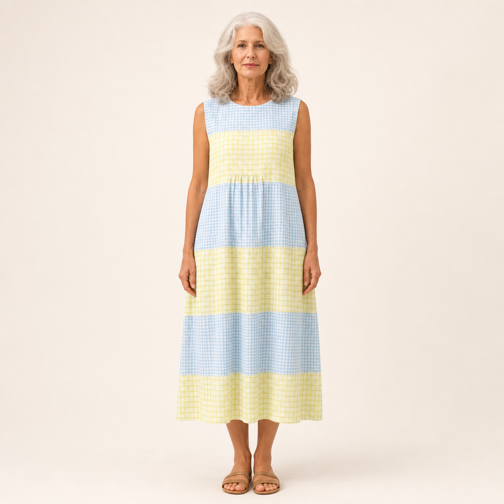 Aurélie - Comfortable Summer Dress Without Sleeves