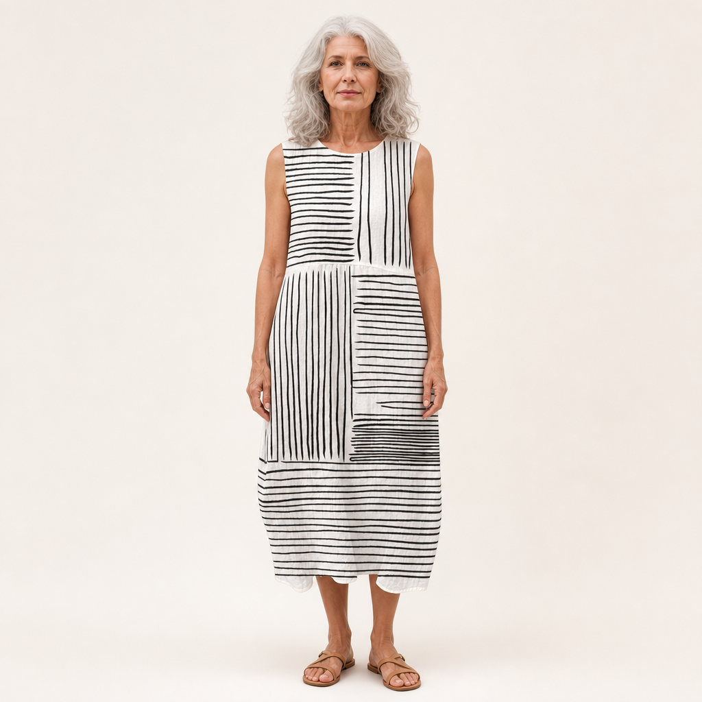 Vivienne - Comfortable Summer Dress Without Sleeves