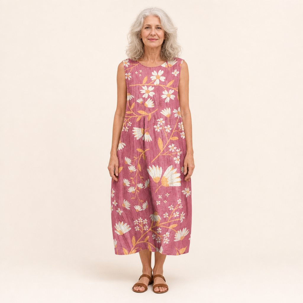Margaux - Comfortable Summer Dress Without Sleeves