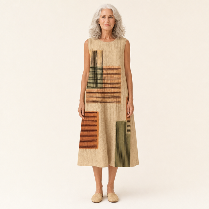 Lorys - Comfortable Summer Dress Without Sleeves