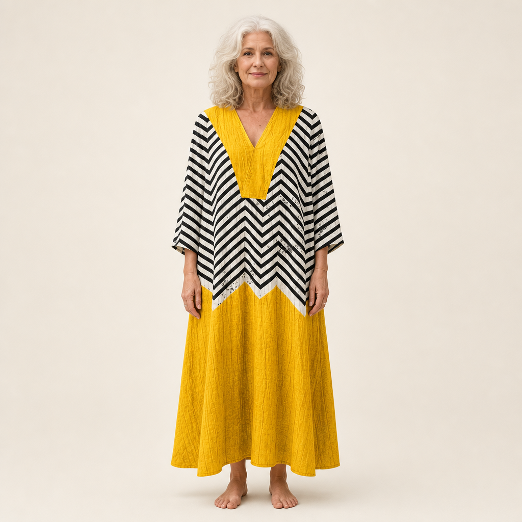 Mia - Flattering Printed Summer Dress