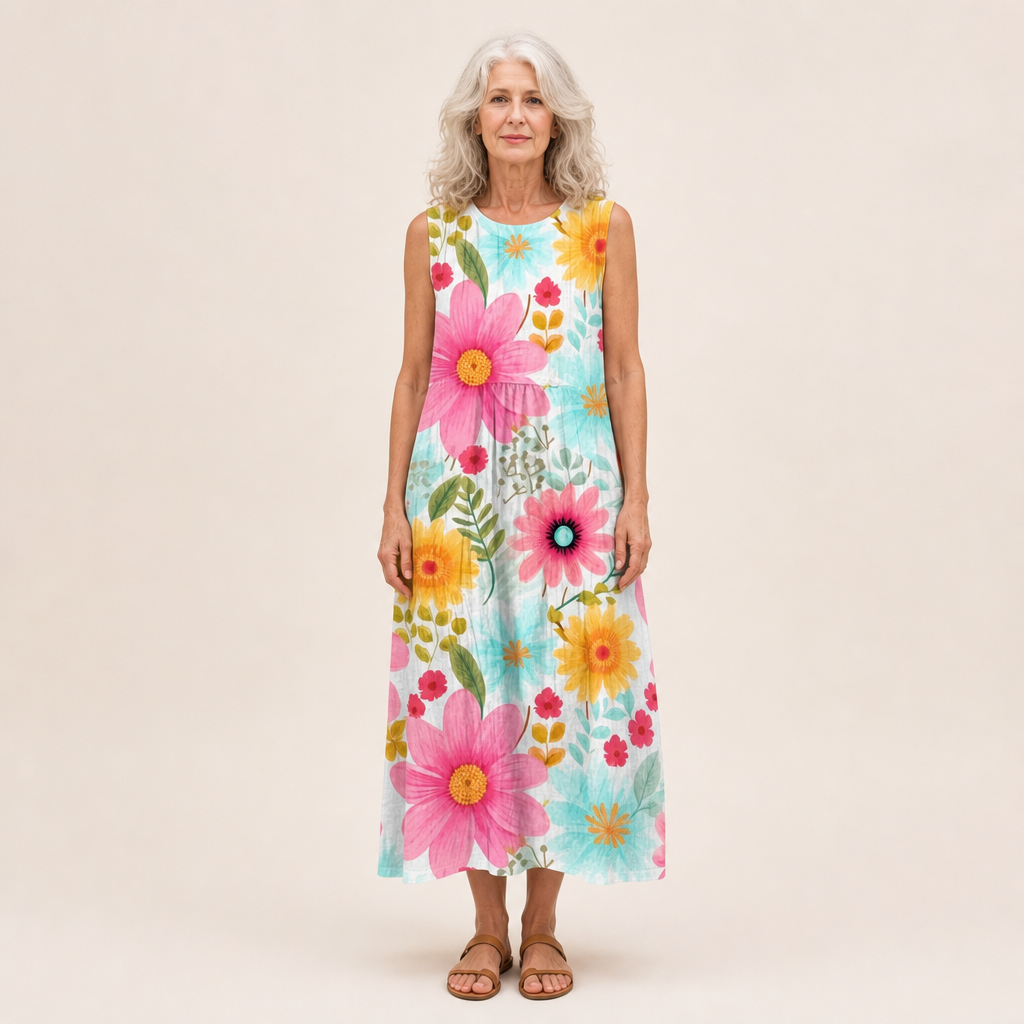 Manon - Comfortable Summer Dress without Sleeves