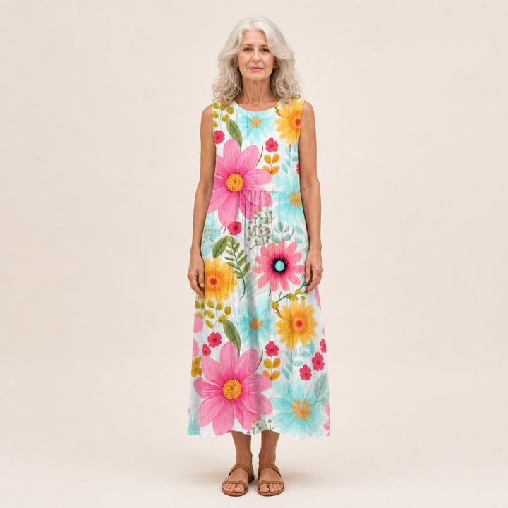 Manon - Comfortable Summer Dress without Sleeves