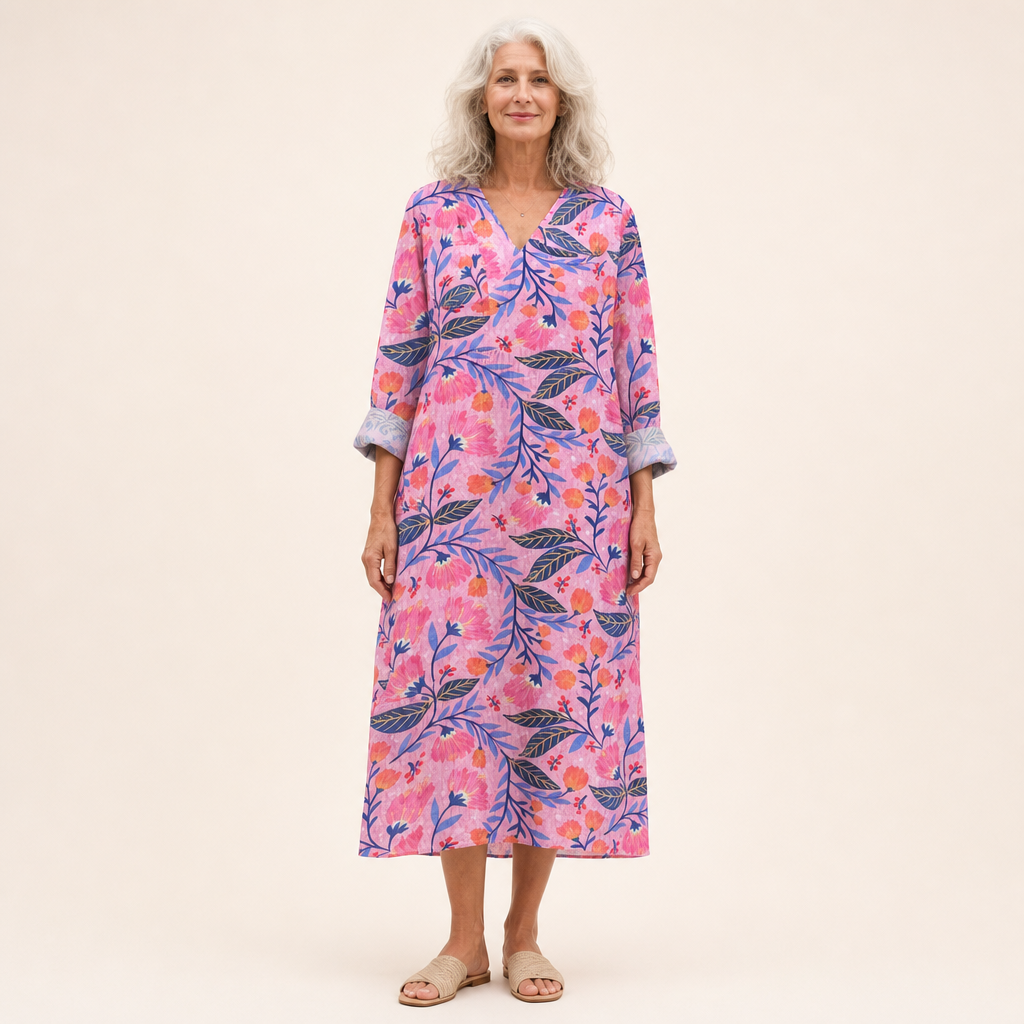 Clémence - Flattering Printed Summer Dress