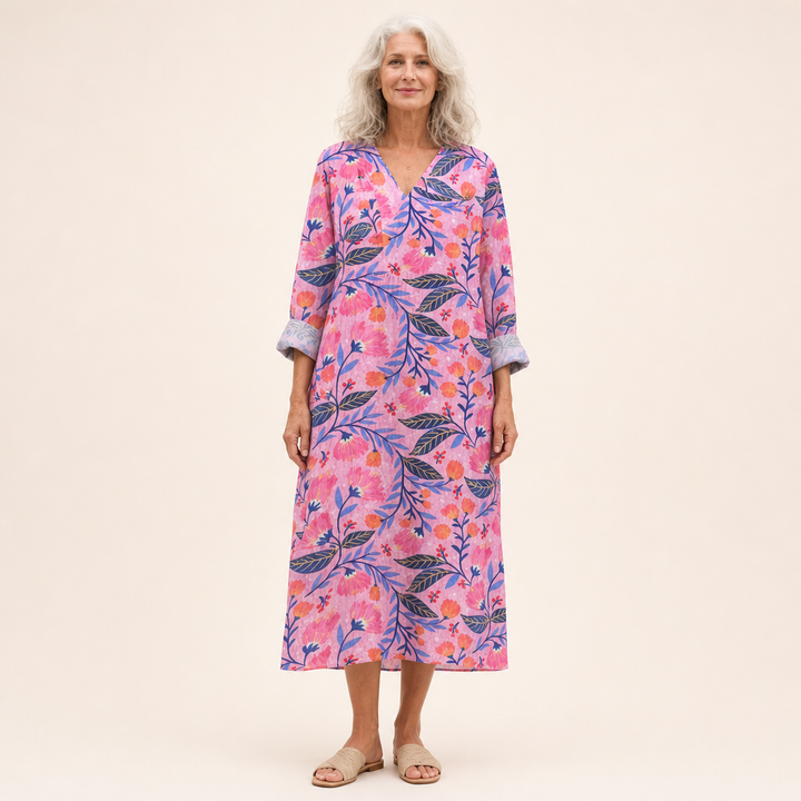 Clémence - Flattering Printed Summer Dress