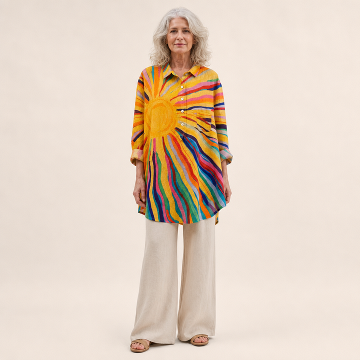 Trees | Elegant Summer Blouse