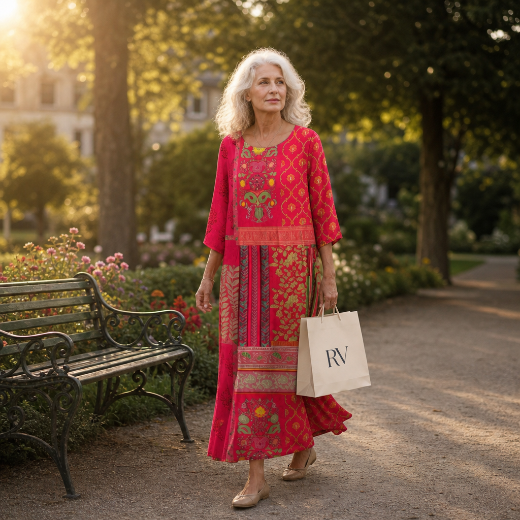 Iris - Long, flowing, chic, and comfortable dress