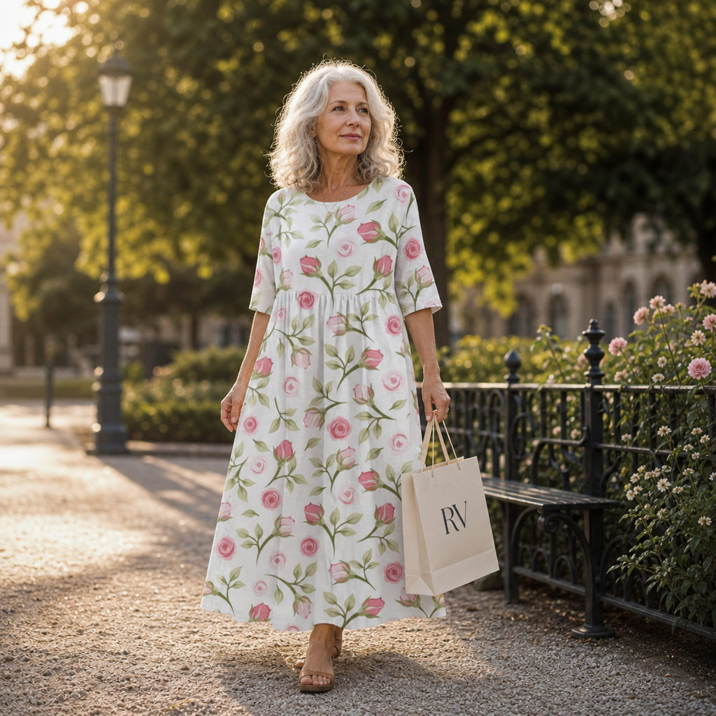 Thais - Long, flowing, chic, and comfortable dress