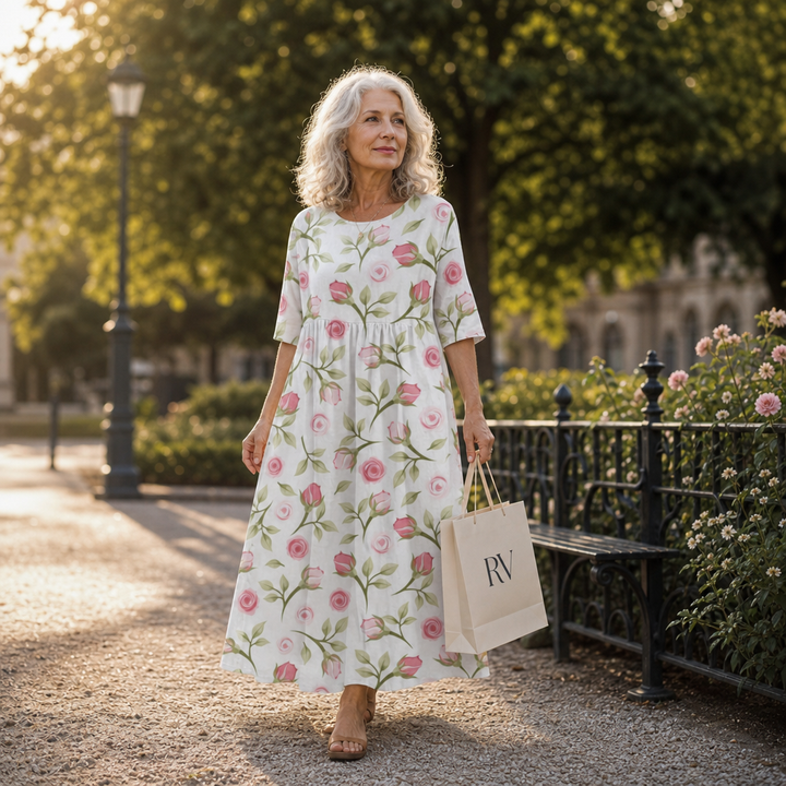 Thais - Long, flowing, chic, and comfortable dress