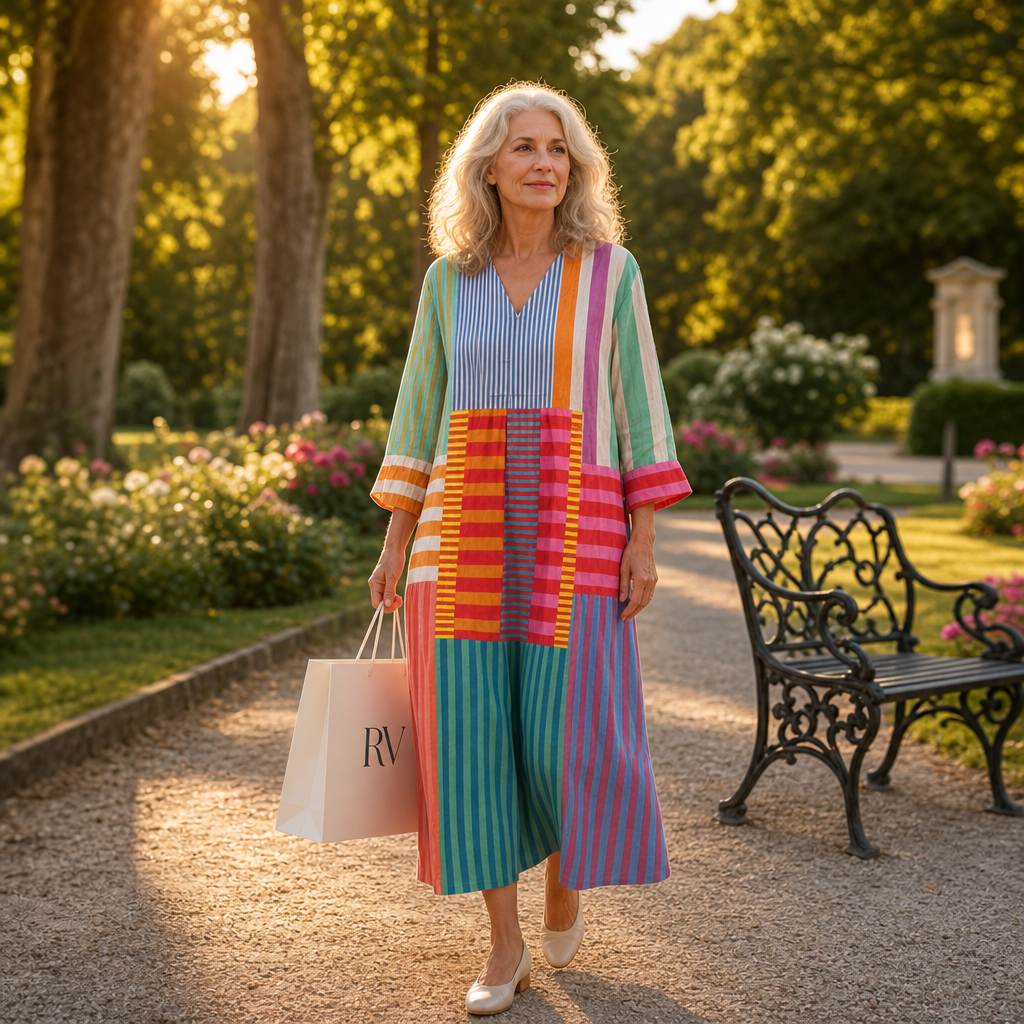 Alix - Flattering Printed Summer Dress