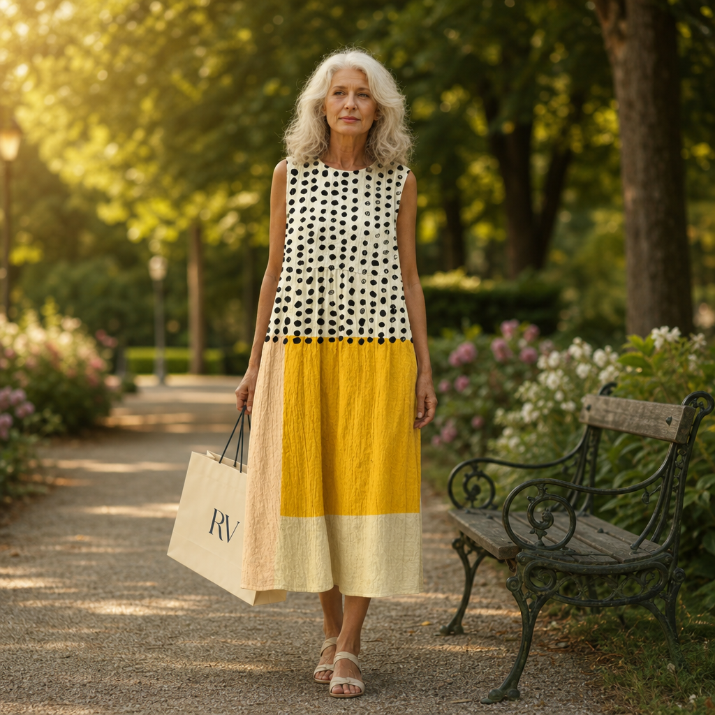Sybille - Comfortable Summer Dress Without Sleeves