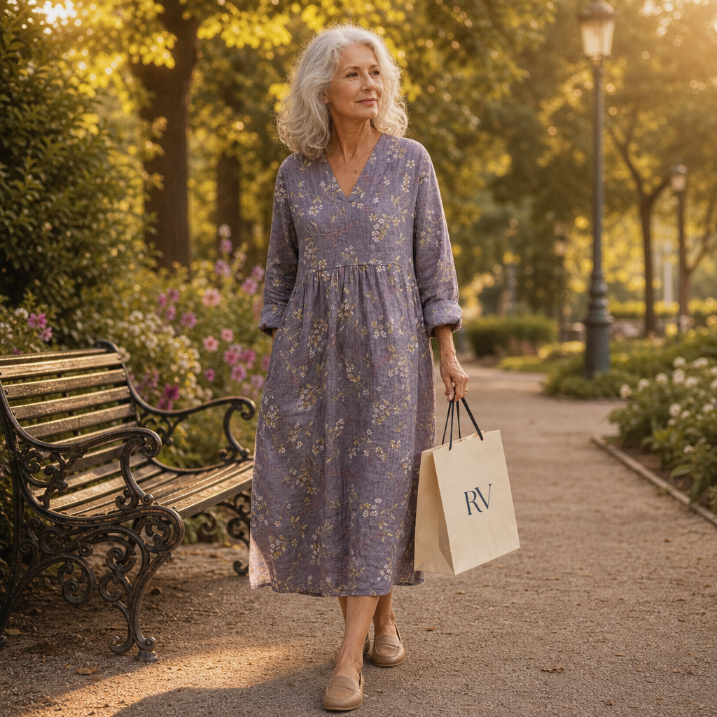 Lino - Flattering Printed Summer Dress