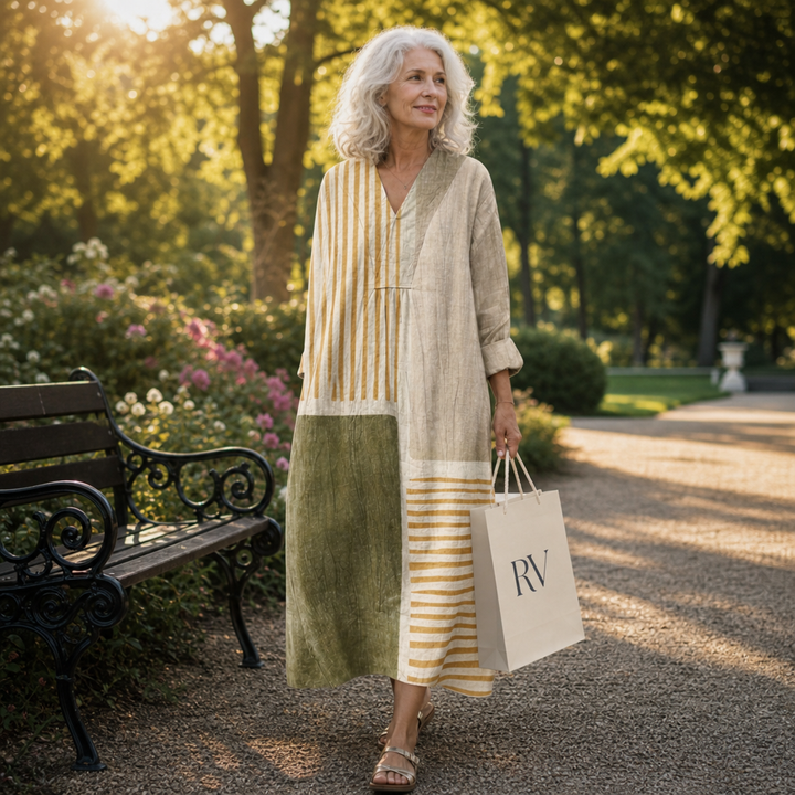 Tess - Flattering Printed Summer Dress